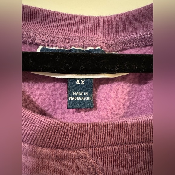Karen Scott Sport lavender oversized 4x sweatshirt - Picture 4 of 5